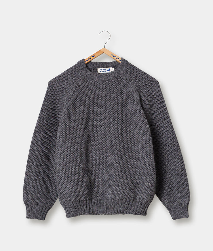 NWT Talbots Washable $139 Gray Tweed Wool Alpaca Fall Sweater