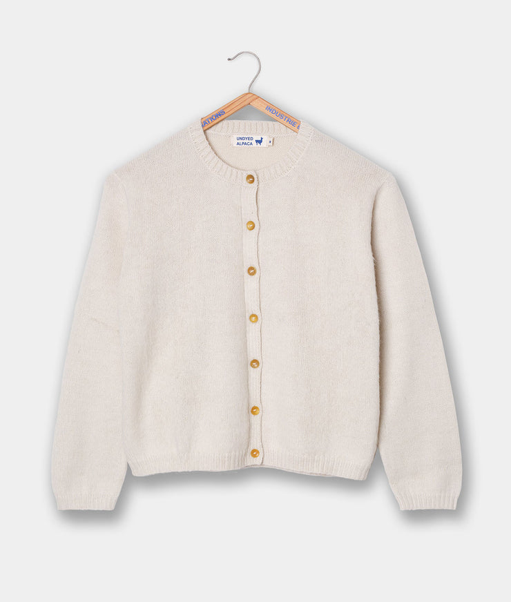 Alpaca Cropped Cardigan