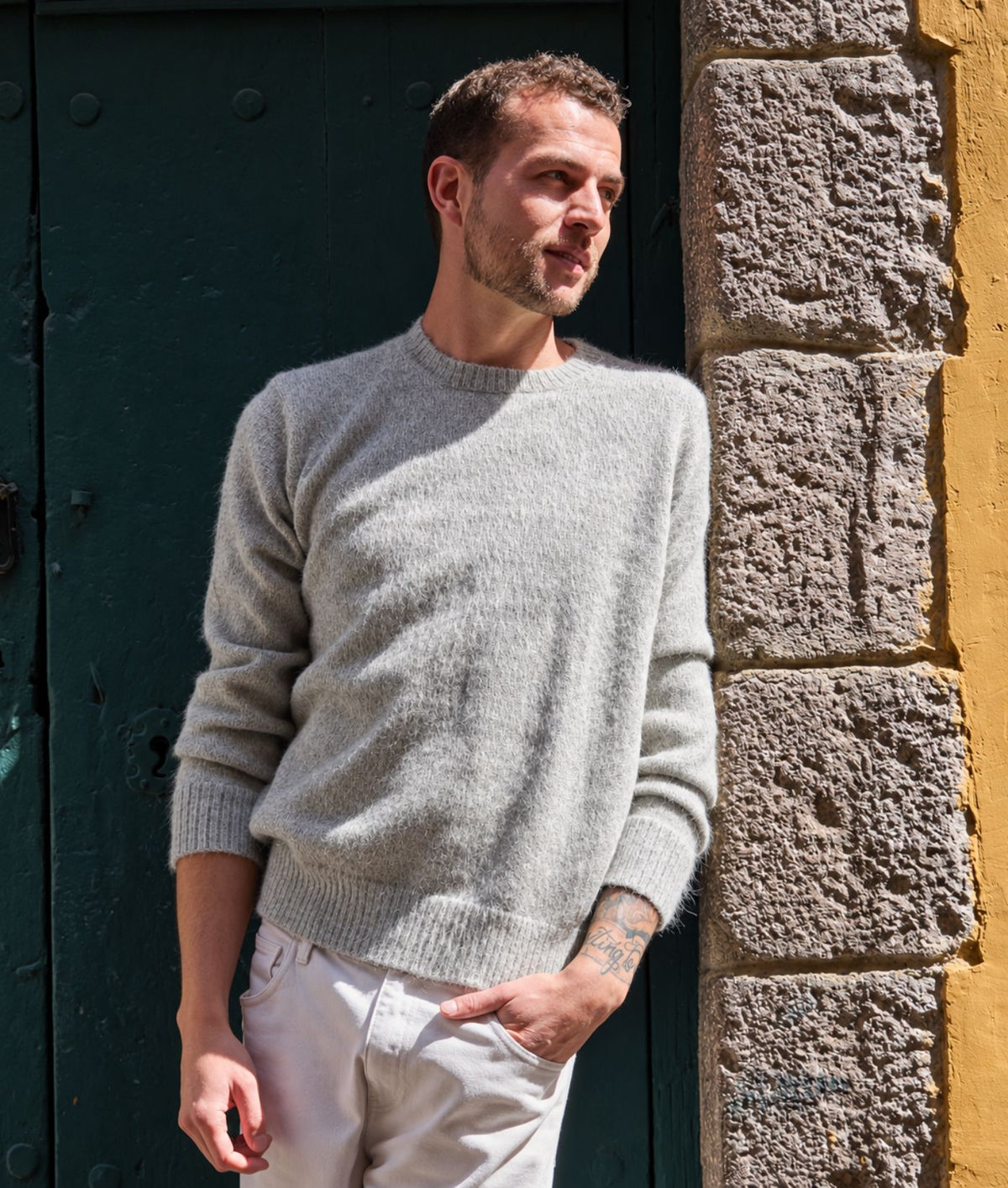 Alpaca Crewneck Sweater