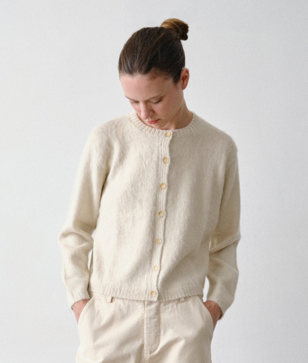 Alpaca Cropped Cardigan