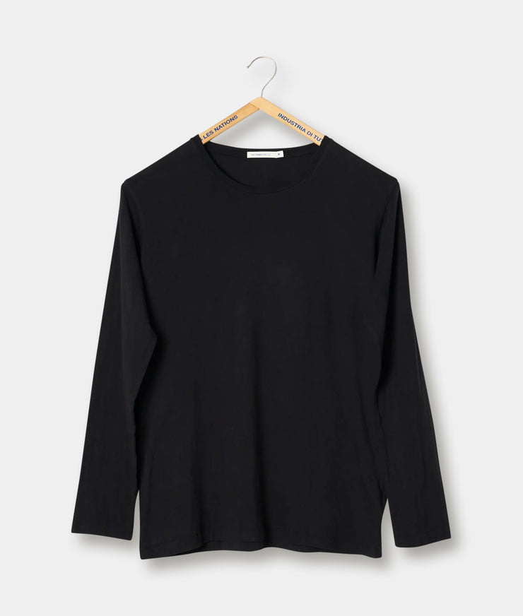 Clean Crewneck Long Sleeve T-shirt