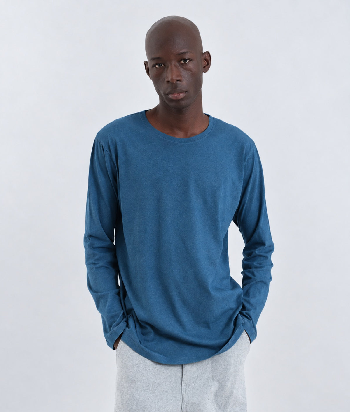 Clean Crewneck Long Sleeve T-shirt