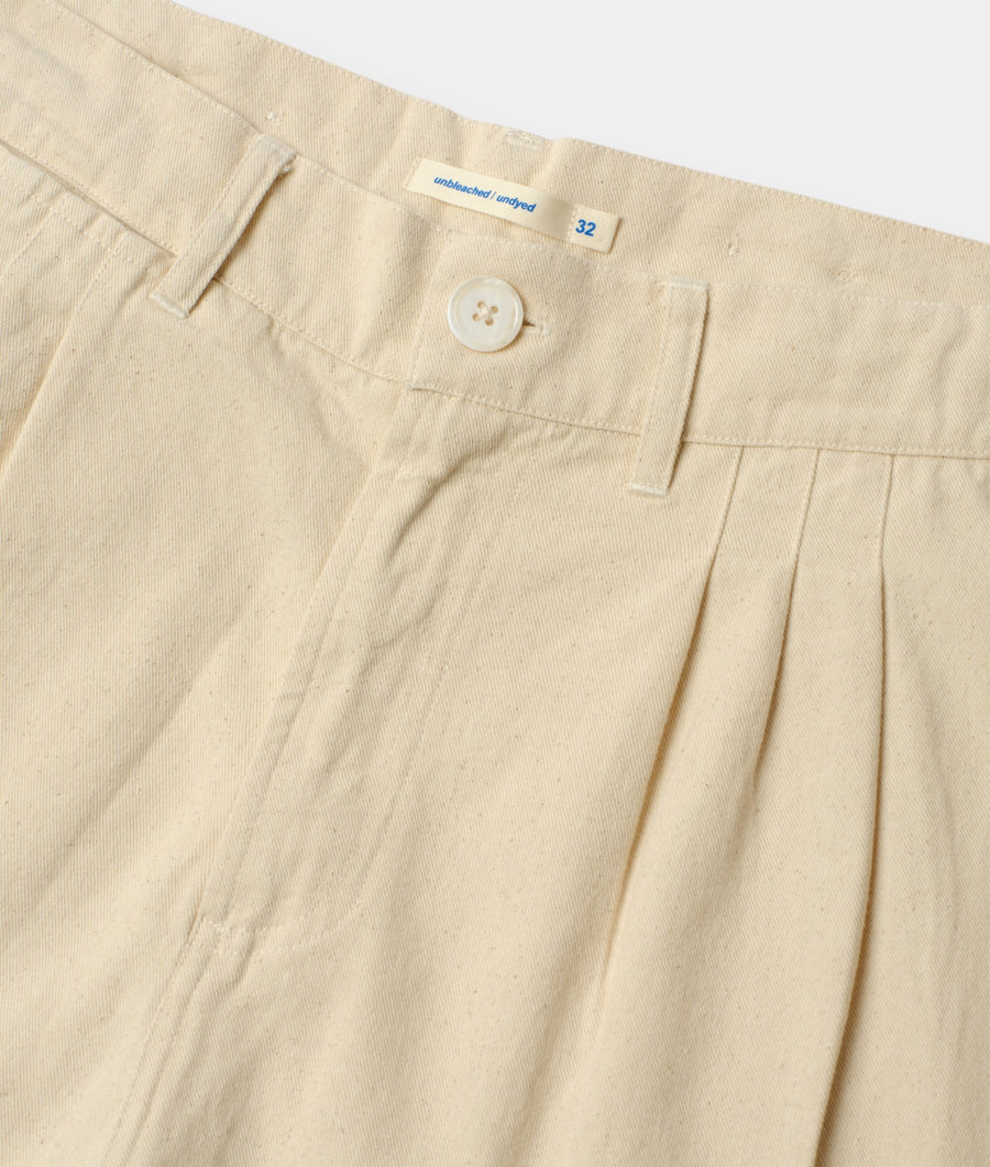 Gaucho Pants in Undyed – side detail
