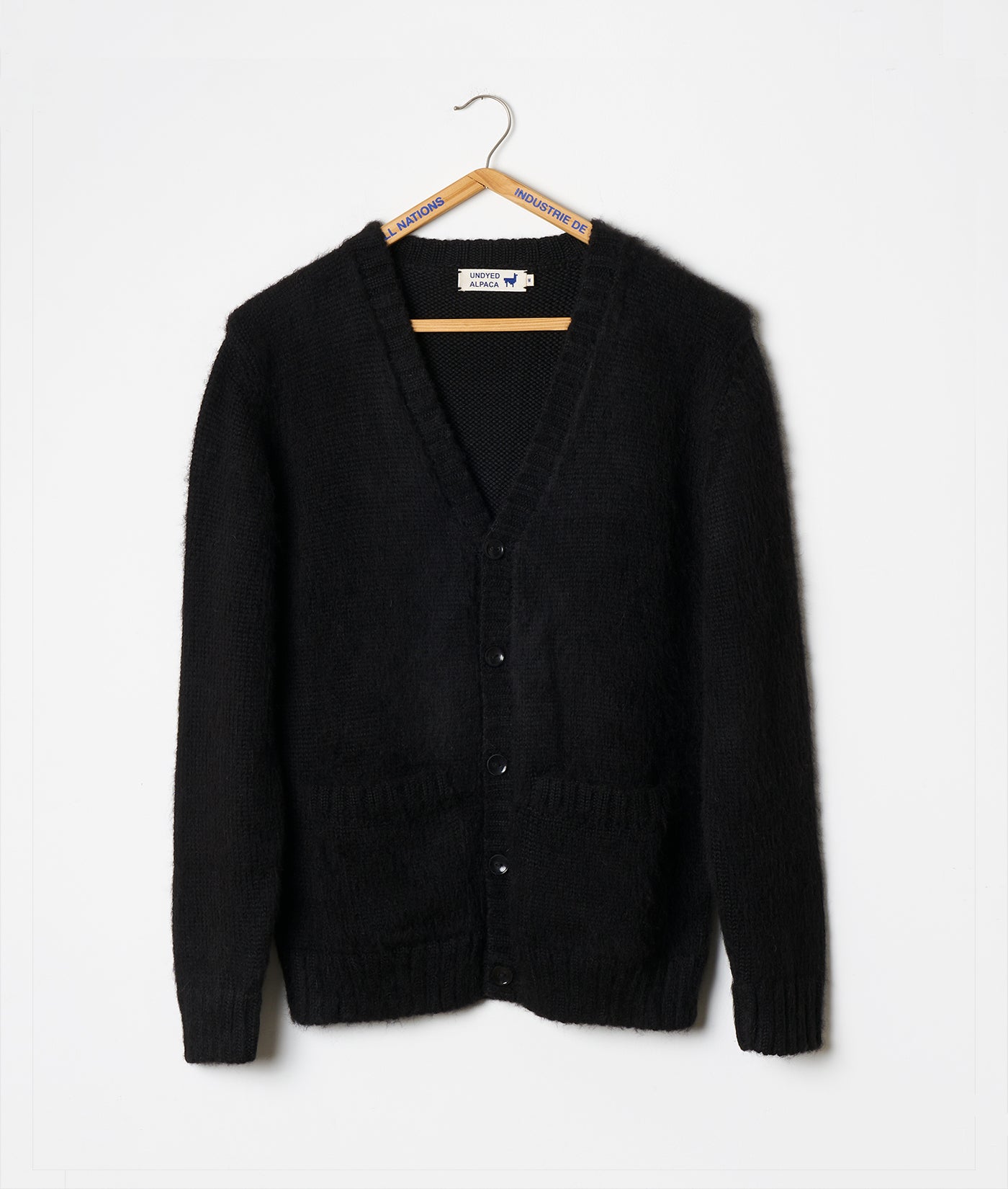 Alpaca Hand-Knit Cardigan