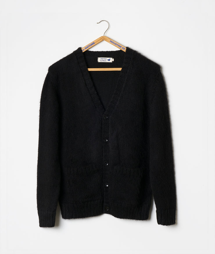 Alpaca Hand-Knit Cardigan