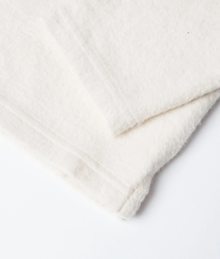 Closeup of a soft, white cotton texture - Industry of All Nations