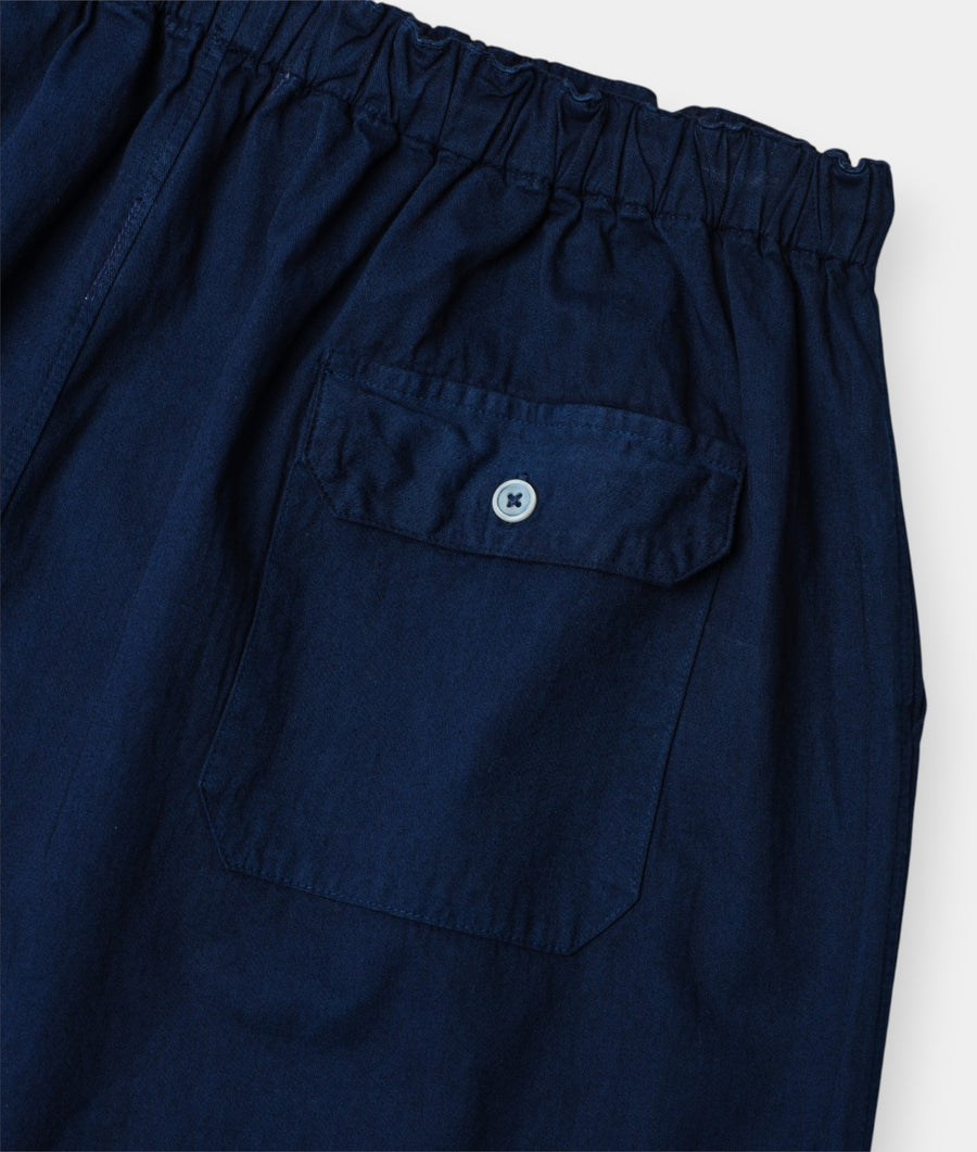 Maxi Skirt in Indigo – side detail