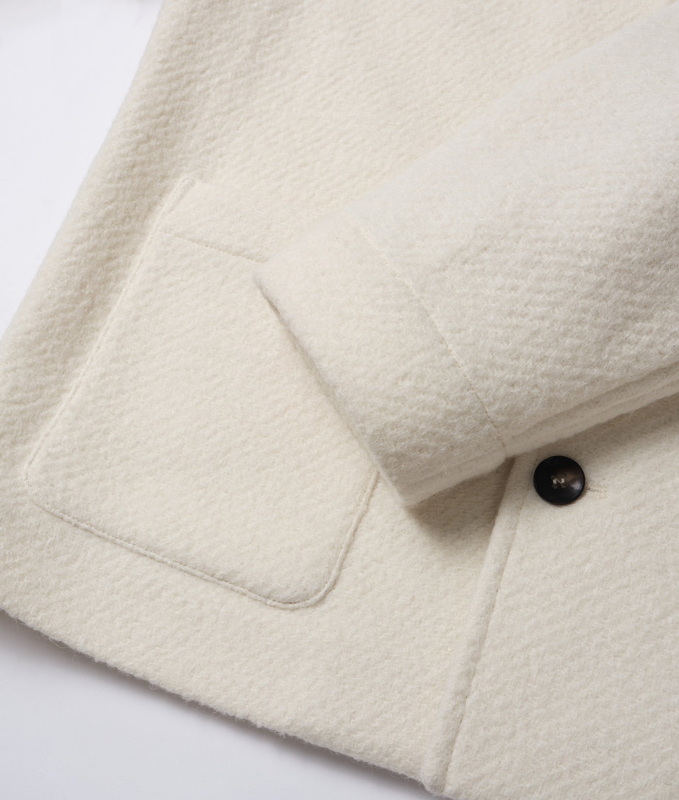 Undyed Alpaca Poncho Jacket | Industry of All Nations
