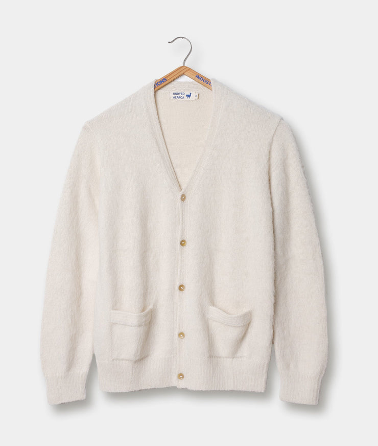 Alpaca Cardigan - ACL-WHT-XS - Industry of All Nations