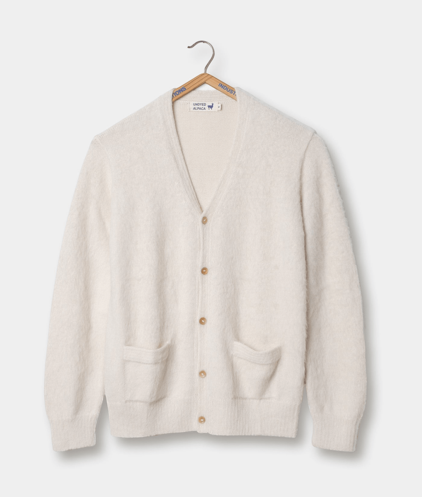 Alpaca Cardigan - ACL-WHT-XS - Industry of All Nations