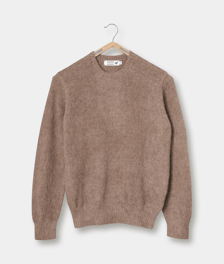 Alpaca Crewneck Sweater - AC-TAB-P - Industry of All Nations
