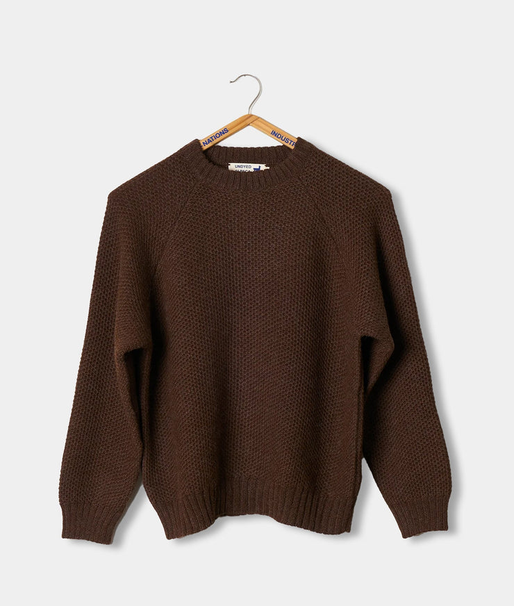 Alpaca Raglan Sweater - ARS-CAM-S - Industry of All Nations