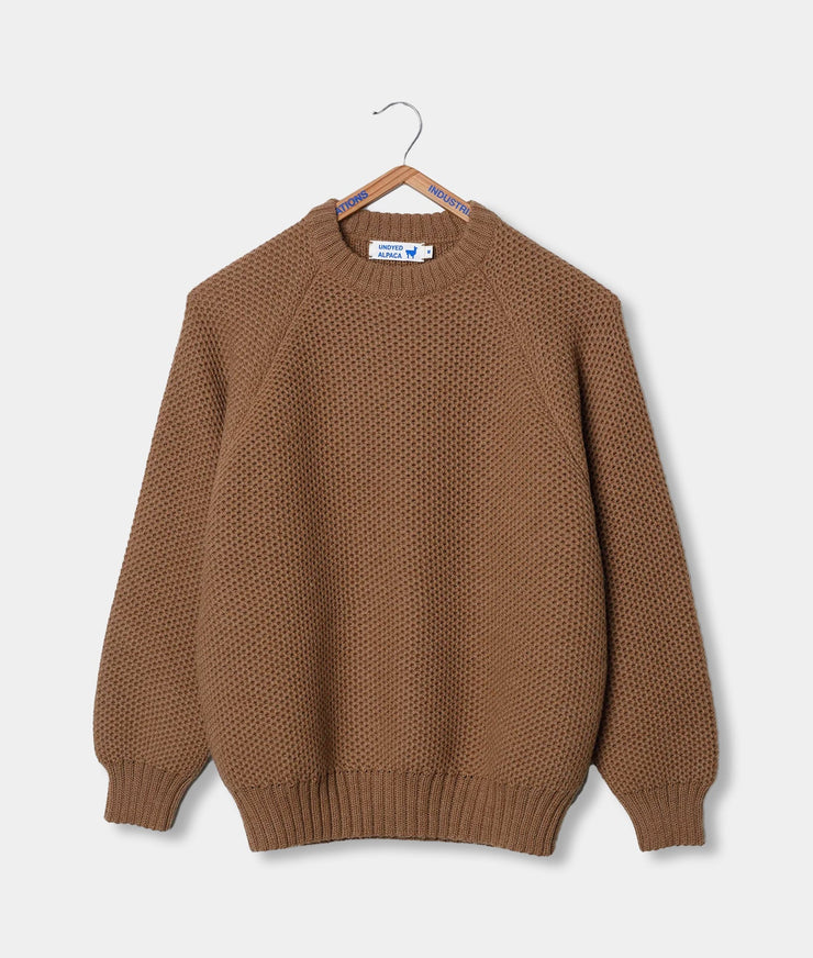 Alpaca Raglan Sweater - ARS-CAM-S - Industry of All Nations