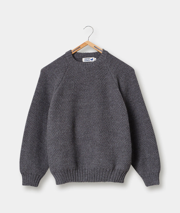 Alpaca Raglan Sweater - ARS-HCH-S - Industry of All Nations