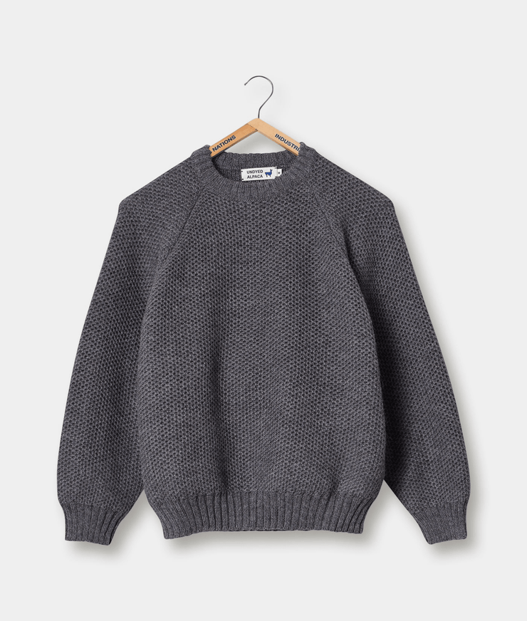 Alpaca Raglan Sweater - ARS-HCH-S - Industry of All Nations