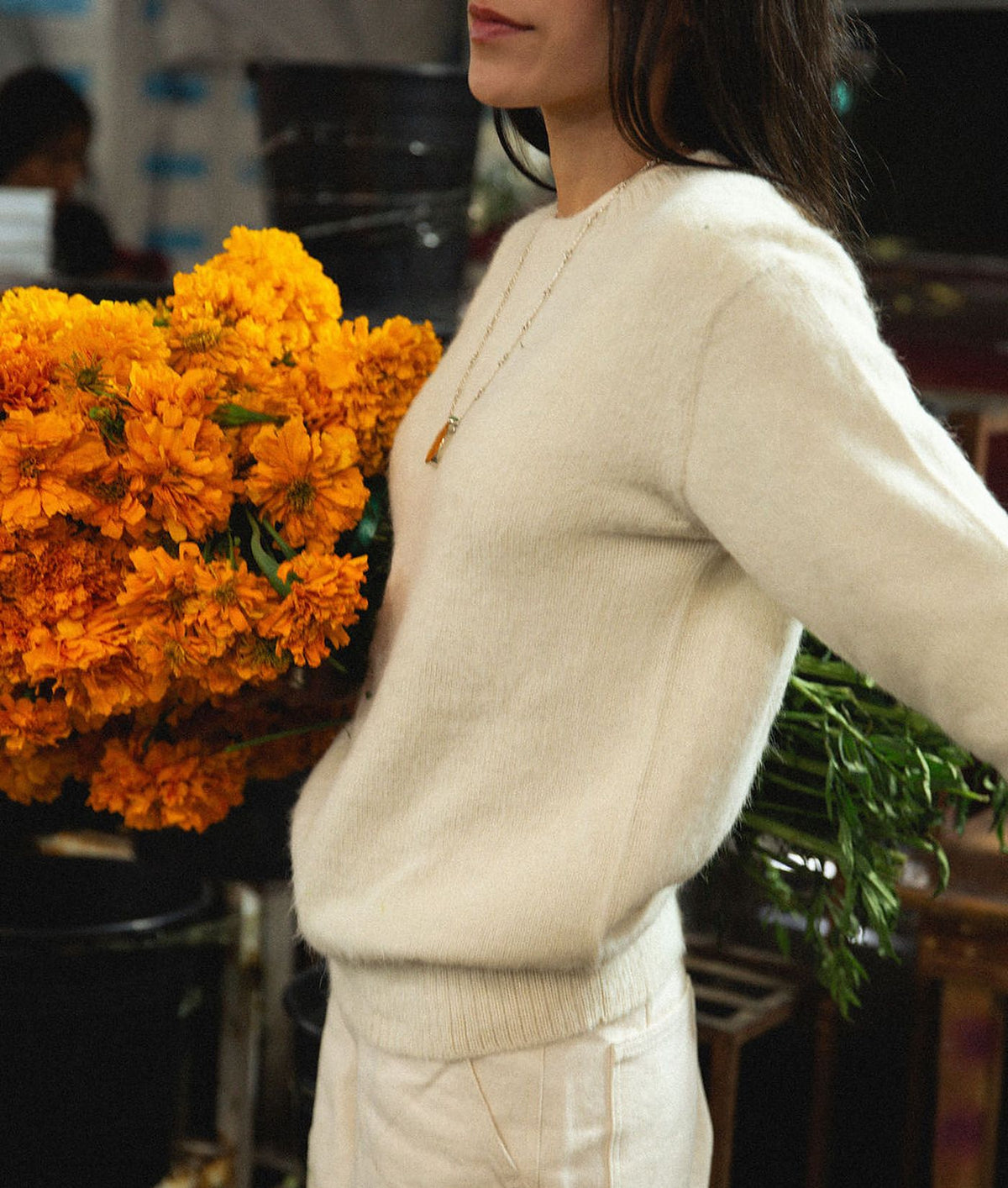 Alpaca Crewneck Sweater
