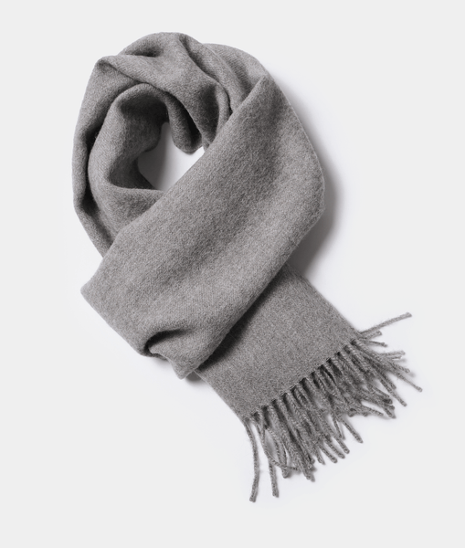 Undyed Alpaca Woven Scarf | Industry of All Nations