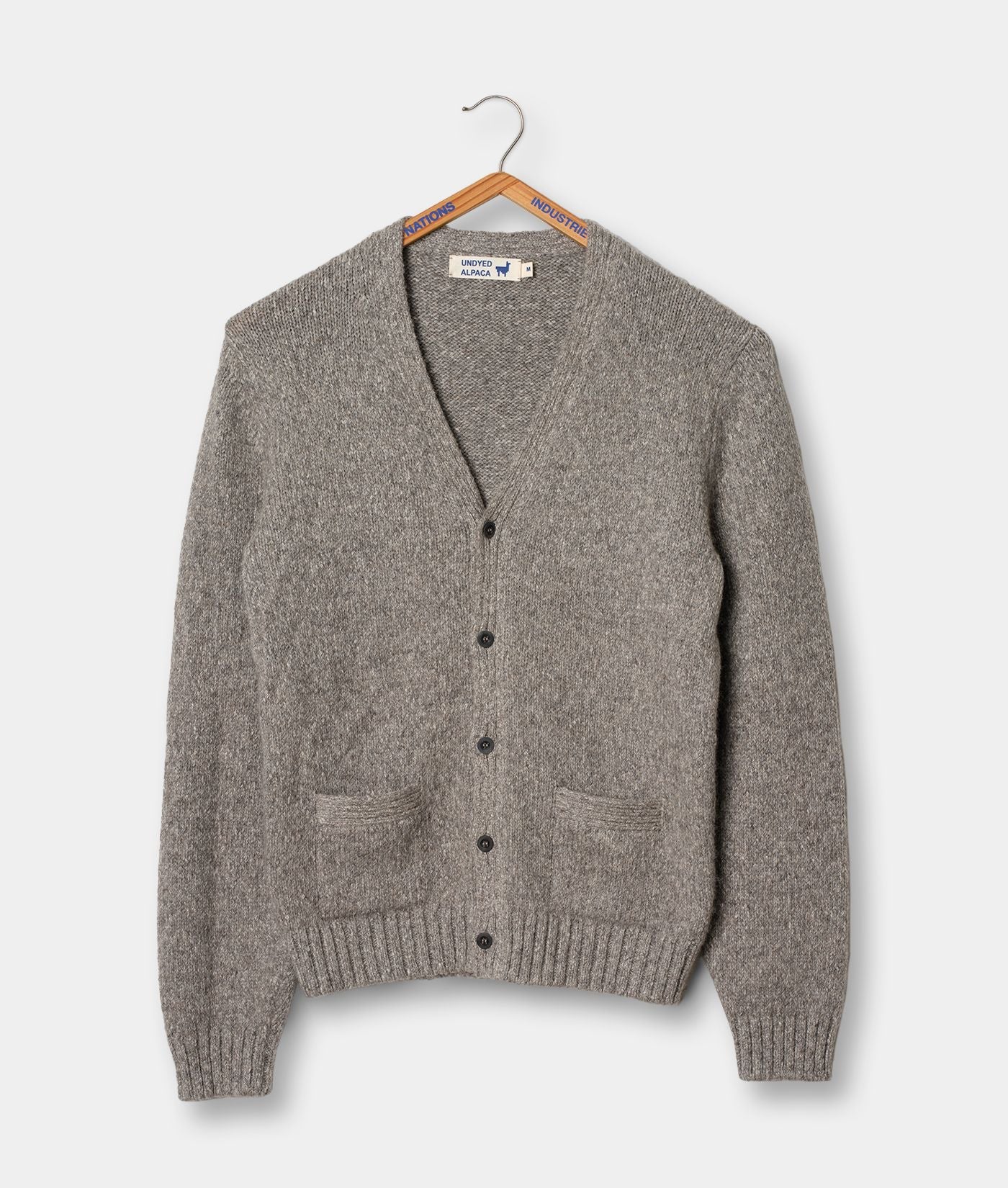 Baby Alpaca Cotton Cardigan - BACC-GR-XS - Industry of All Nations