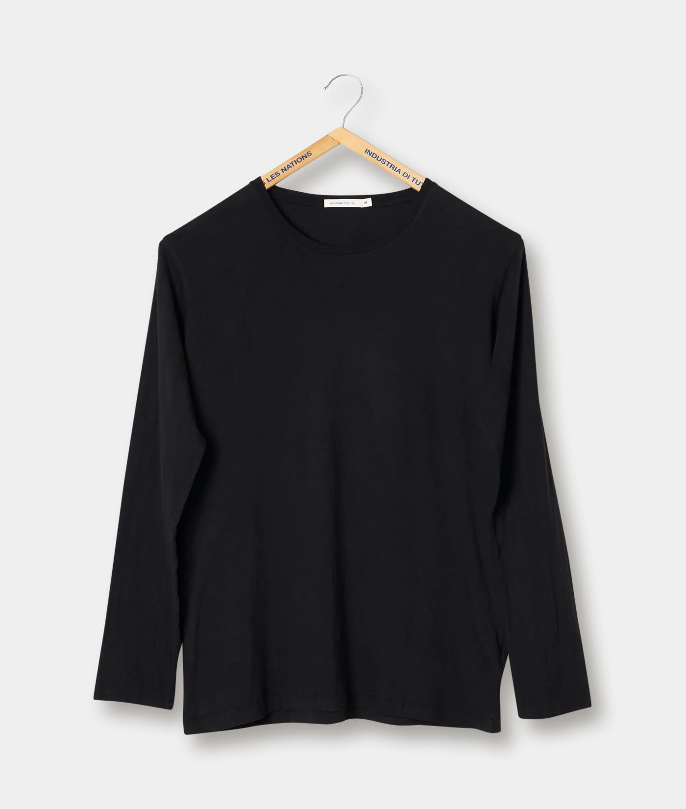 Clean Crewneck Long Sleeve T-shirt - CCLS-IR8-P - Industry of All Nations