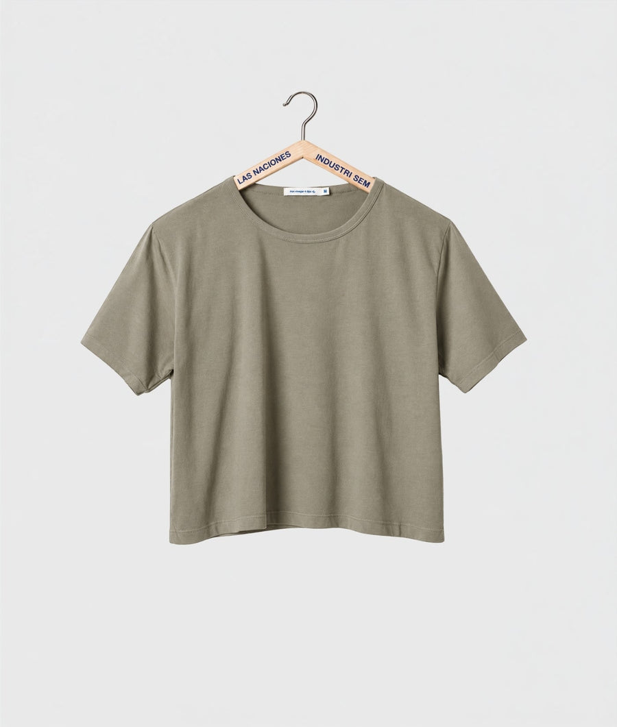 Clean Cropped T-shirt - CCR-IR4-XS - Industry of All Nations