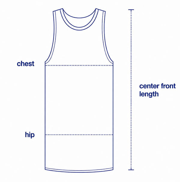 Netty Dress size chart measurement diagram