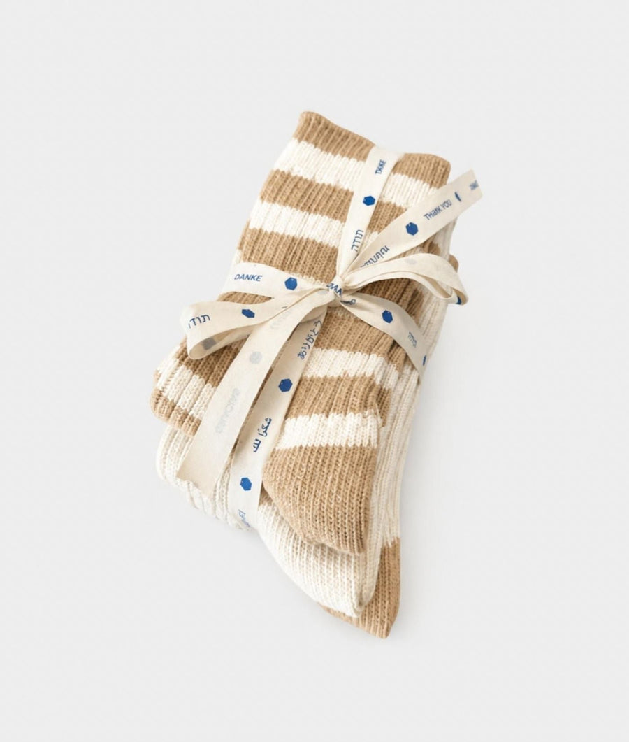 Organic Cotton Socks 3 Pack - CSOCK-ECBR-S/M - Industry of All Nations
