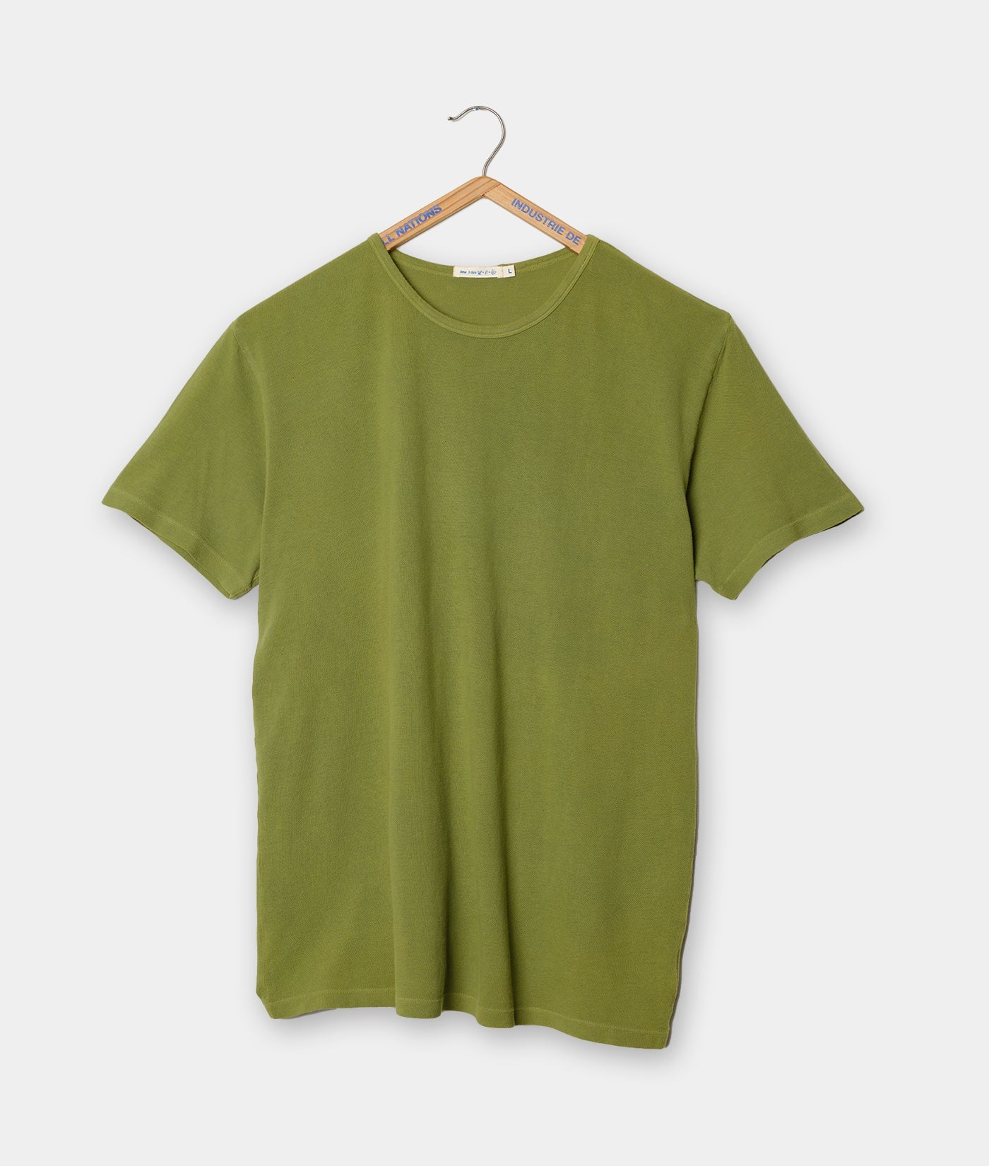 Pique Crewneck T-shirt - PQC-LIM-P - Industry of All Nations