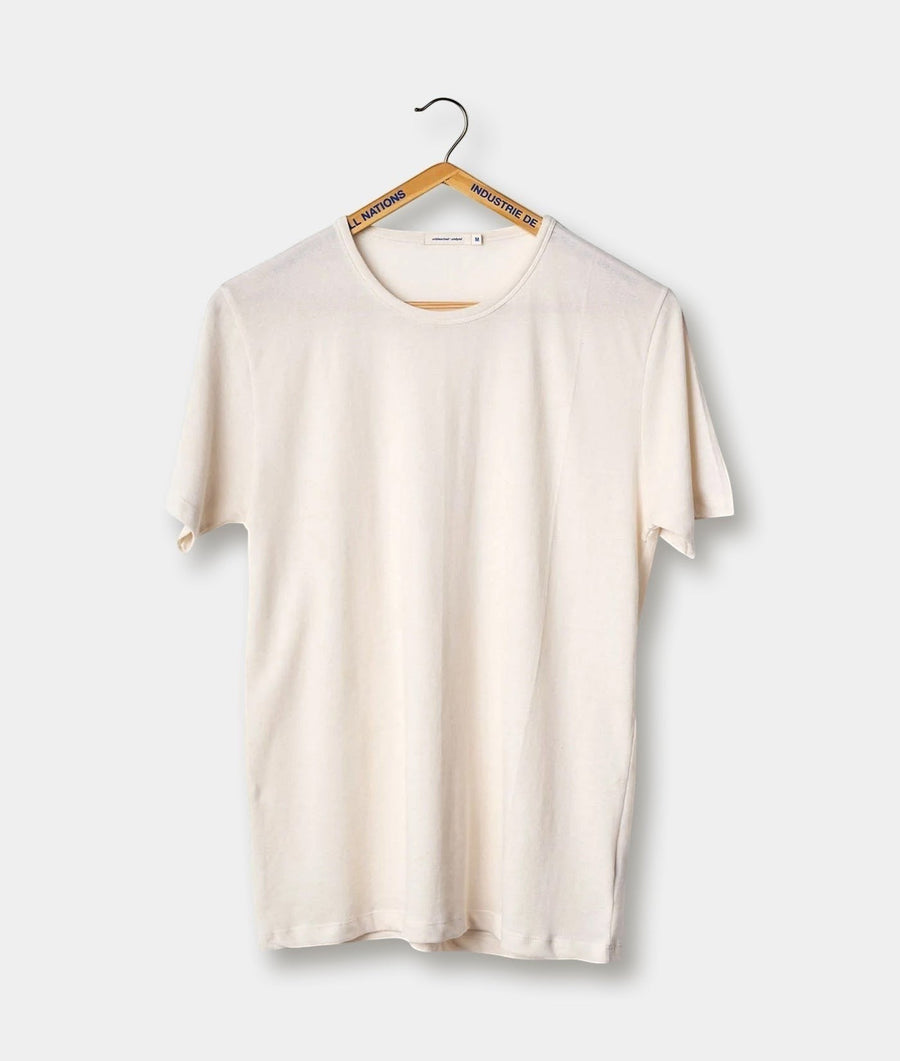 Pique Crewneck T-shirt - PQC-UND-P - Industry of All Nations