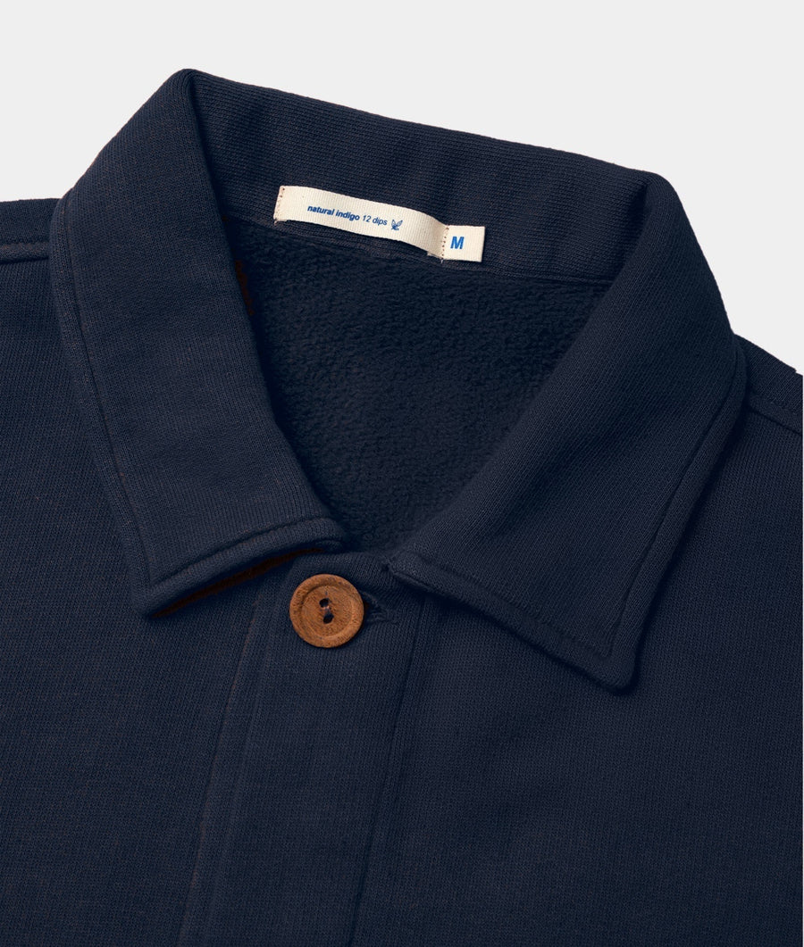 Ponya SweatShirt Jacket in Indigo 12