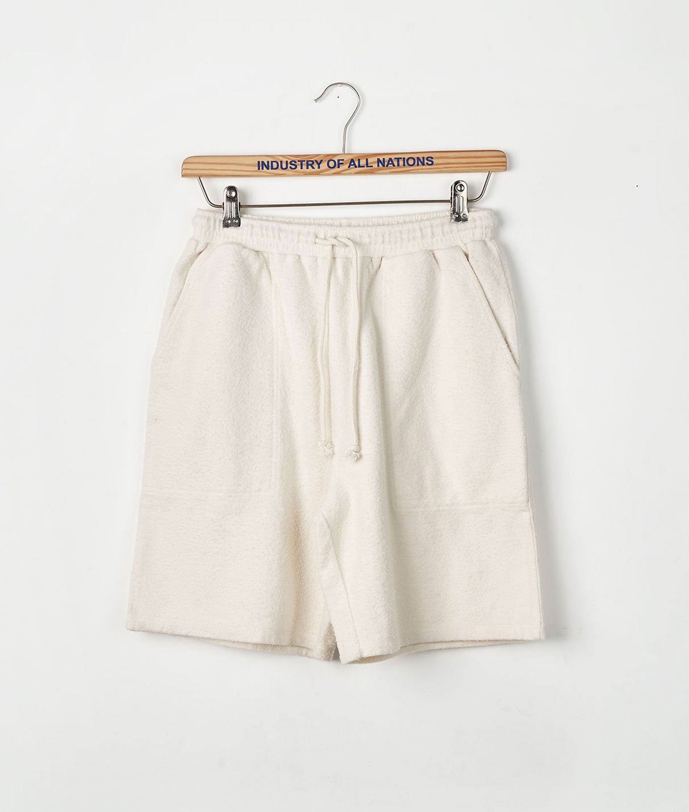 Industry of All Nations Fleece Jogger Sweat Shorts Natural