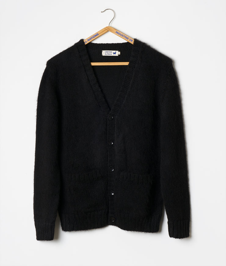 Alpaca Hand-Knit Cardigan